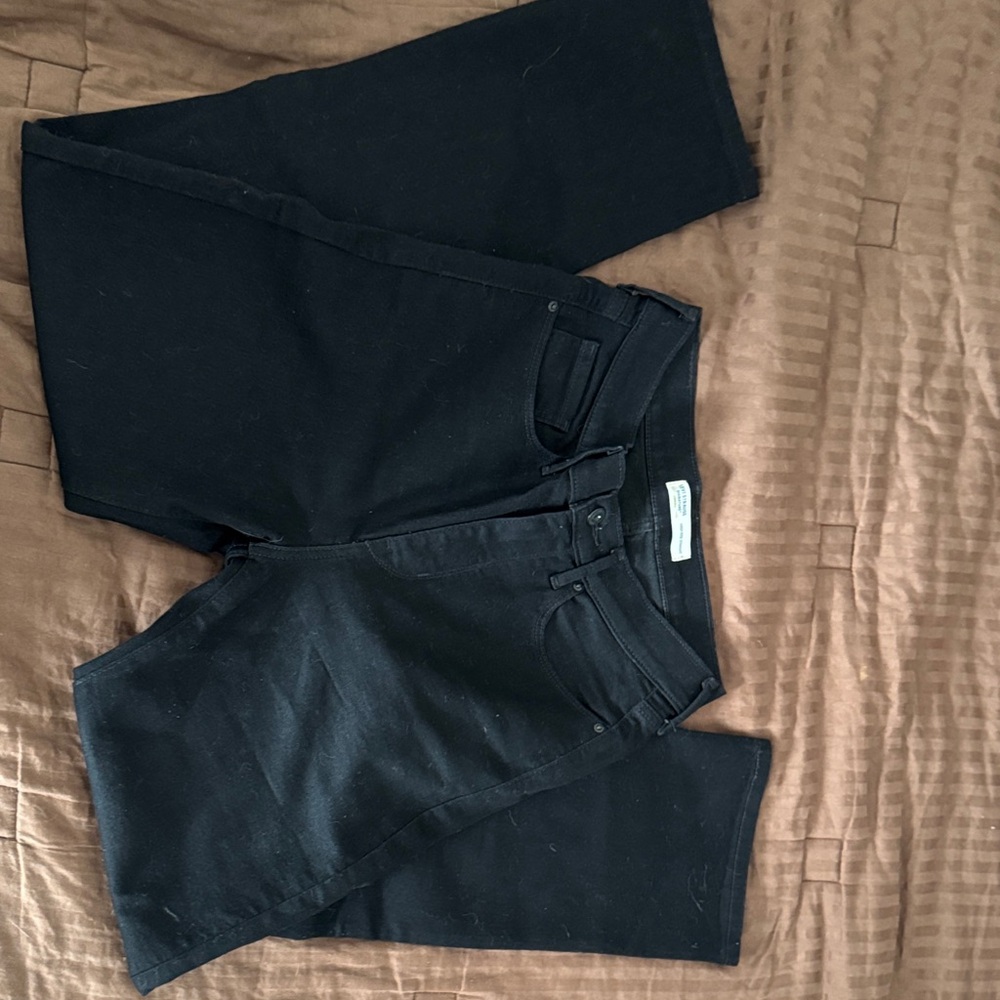 Levi's Signature High Rise Straight Black Jeans
